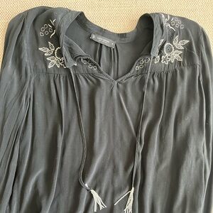 Lucky embroidered blouse